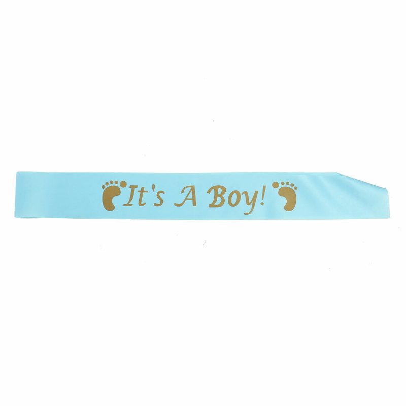 Färger Baby Shower Party Satin Sash Banner Band Ny Mamma Att Vara/mormor/tant/barnflicka