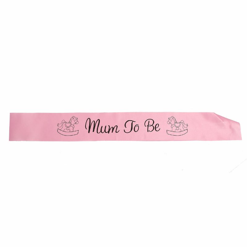 Färger Baby Shower Party Satin Sash Banner Band Ny Mamma Att Vara/mormor/tant/barnflicka