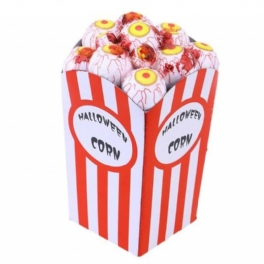 Halloween-dekorationer Treat Eller Trick Leksaker Rolig Ny Bar Haunted House Simulering Eye Popcorn