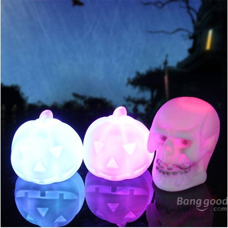 Halloween Led Pumpking Skull Lamp Light Party Dekoration