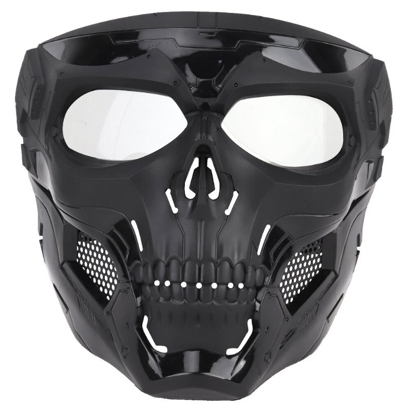 Halloween Skull Tactical Airsoft Mask Paintball Cs Military Protective Helmet