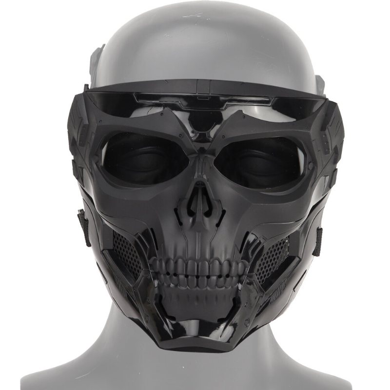 Halloween Skull Tactical Airsoft Mask Paintball Cs Military Protective Helmet