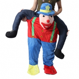 Hallowen Christmas Shoulder Carry Me Piggy Back Ride-on Fancy Dress Vuxen Party Kostym Outfit