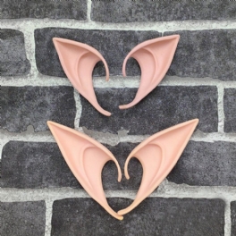 Mystisk Ängel Elf Ears Fairy Cosplay Accessoarer Larp Halloween Party Latex Mjuk Spets Prothet