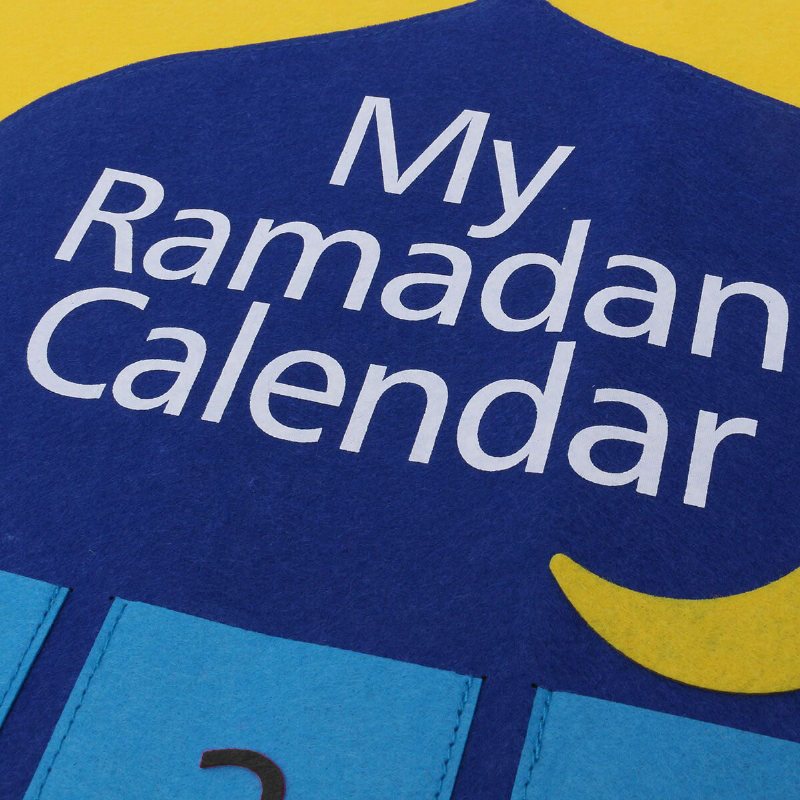 Ramadanfilt Hängkalender Filt Advent 30 Dagars Nedräkningskalender Hemmakontoret Inredning För Barn Presenter Festmaterial