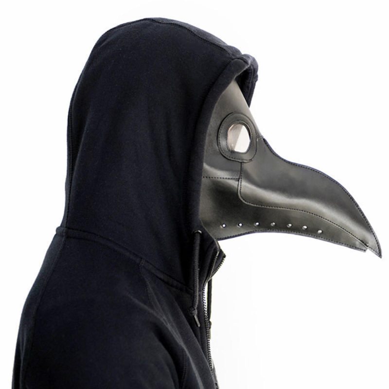 Steampunk Plague Doctor Mask Fågelnäbb Halloween Prop Cosplay Punk Gothic Masker