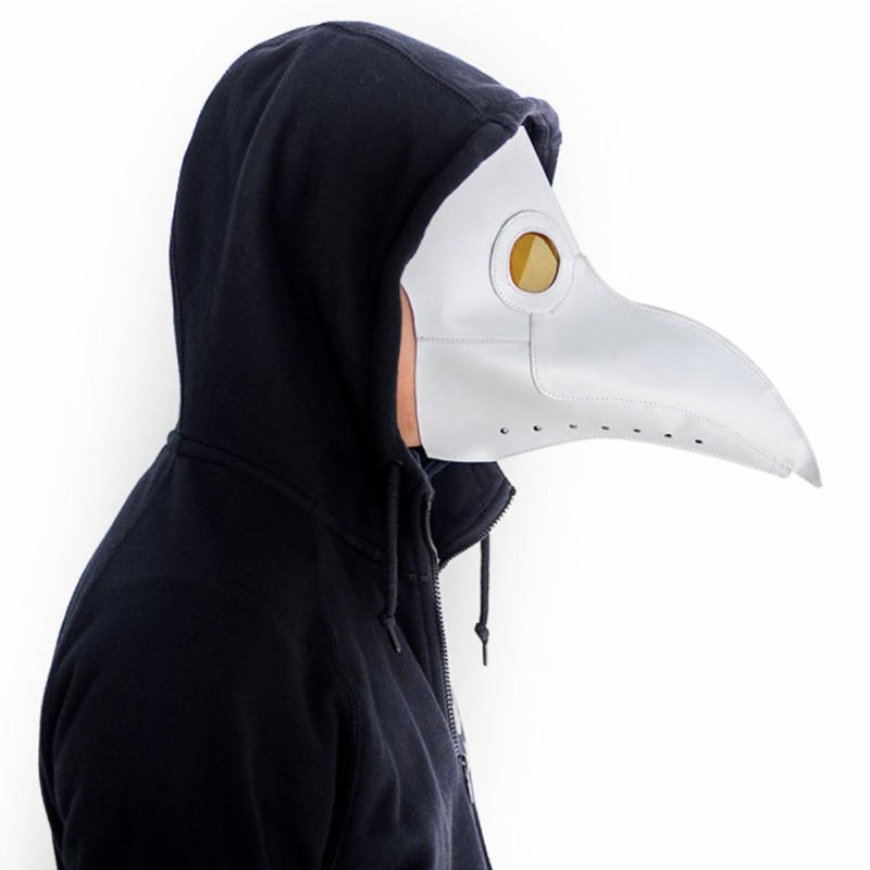 Steampunk Plague Doctor Mask Fågelnäbb Halloween Prop Cosplay Punk Gothic Masker